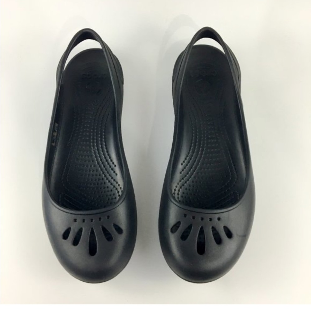 Crocs Kadee Women’s Sling Back Ballet Flats Size 7W-worn 2x